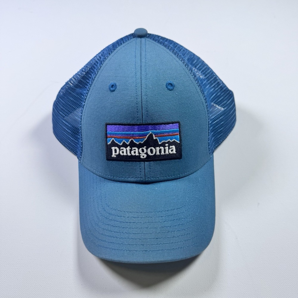 PATAGONIA Mens Turquoise Green  Mesh Back Trucker Snapback Cap Hat
